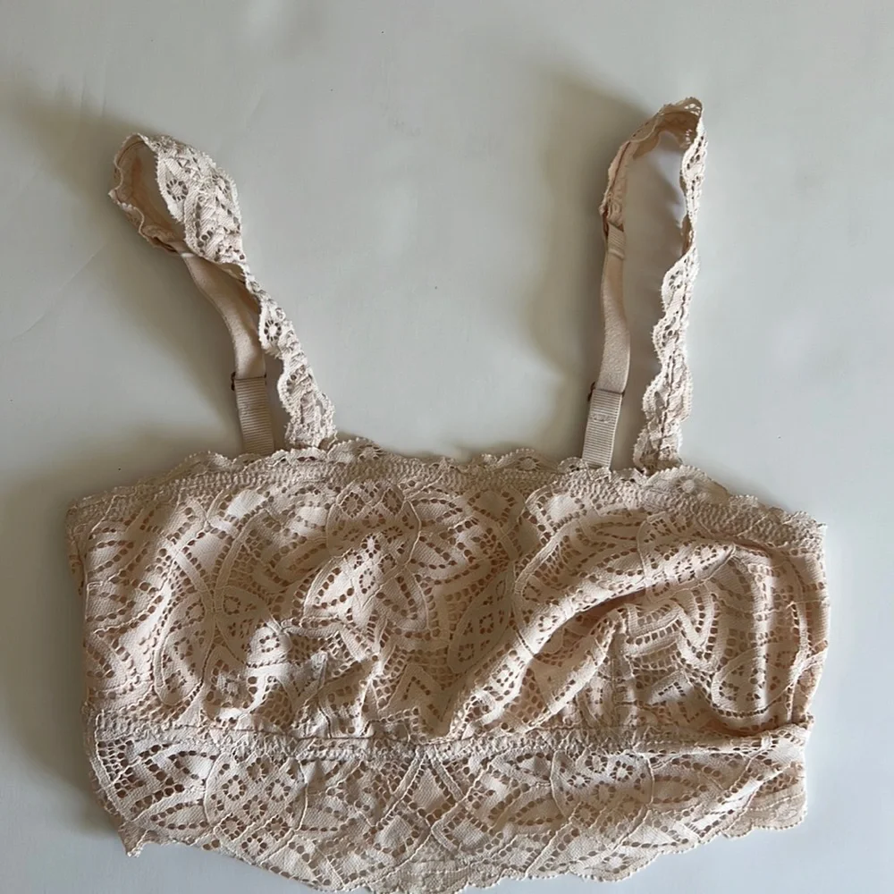 Aerie Bralette with adjustable & removable straps Small NWOT